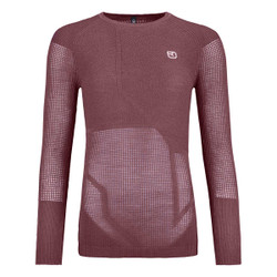 Ortovox Merino Thermovent Long Sleeve Top Women's in Mountain Rose